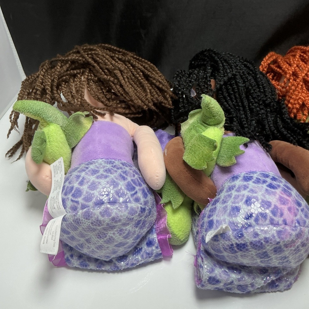 Lot of 3 The Petting Zoo Plush Rag Dolls Mermaid Zookeeper 16" Stuffed Toys - Picture 10 of 11